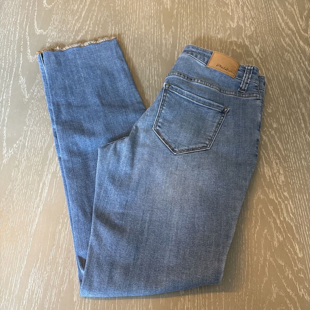 Flag & Anthem Mid Rise Straight Jeans  Size 4/27 Blue Denim Stretch Womens